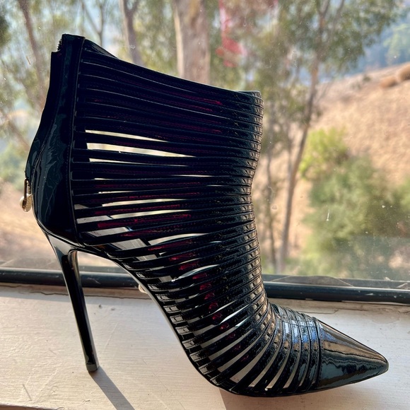 Alevi Milano Patent Heel Boots. 37 US 6.5. - Picture 7 of 8